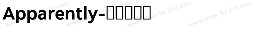 Apparently字体转换