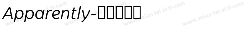 Apparently字体转换