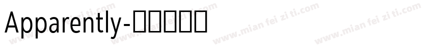 Apparently字体转换