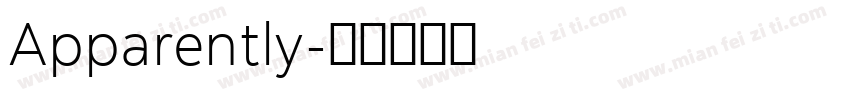 Apparently字体转换