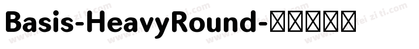 Basis-HeavyRound字体转换