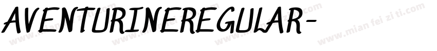 AVENTURINEREGULAR字体转换