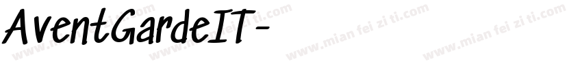 AventGardeIT字体转换