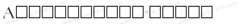 Annedemarie字体转换
