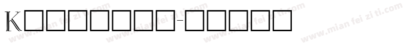 Kaulmann字体转换