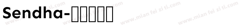 Sendha字体转换