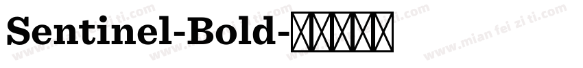 Sentinel-Bold字体转换