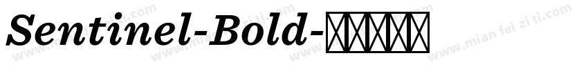 Sentinel-Bold字体转换