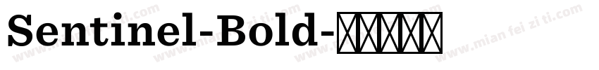 Sentinel-Bold字体转换