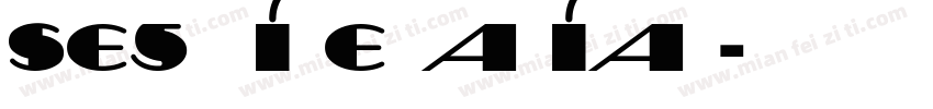 Sesquipedalian字体转换
