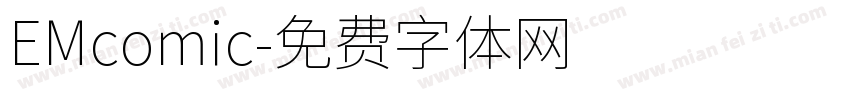 EMcomic字体转换