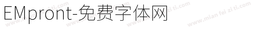 EMpront字体转换