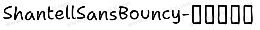 ShantellSansBouncy字体转换