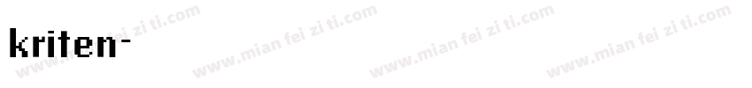 kriten字体转换