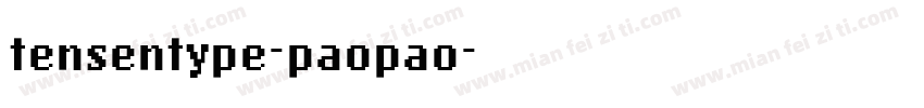 tensentype-paopao字体转换