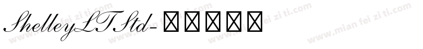 ShelleyLTStd字体转换