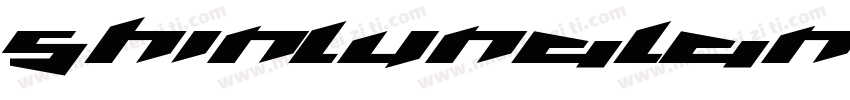 ShinLunalan字体字体转换