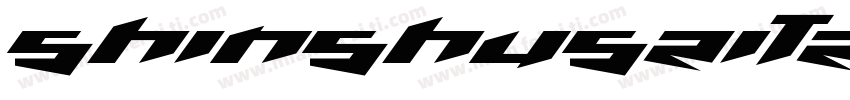 shinshuseitenminchoufull字体转换
