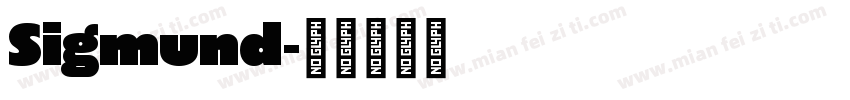 Sigmund字体转换