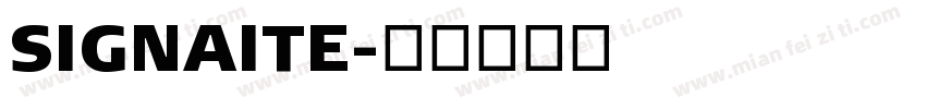 SIGNAITE字体转换