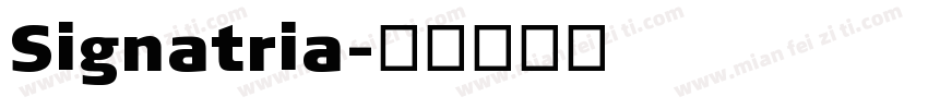 Signatria字体转换