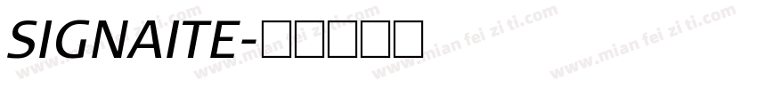 SIGNAITE字体转换