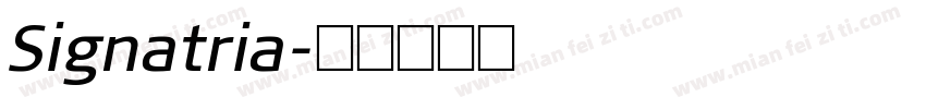 Signatria字体转换