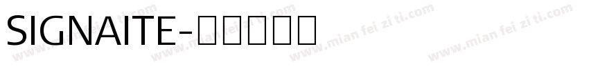 SIGNAITE字体转换