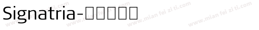 Signatria字体转换