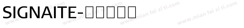 SIGNAITE字体转换