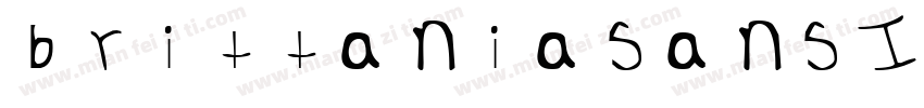 brittaniasansI字体转换