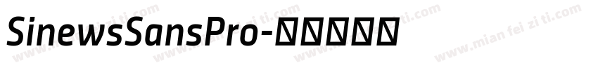 SinewsSansPro字体转换