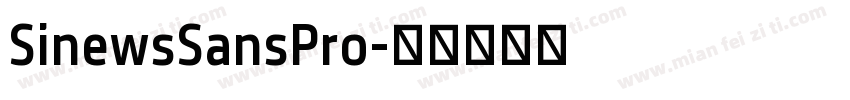 SinewsSansPro字体转换