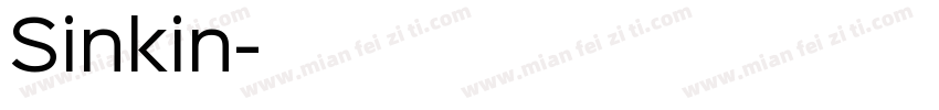 Sinkin字体转换