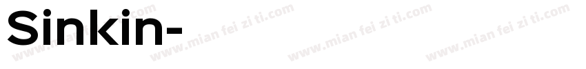 Sinkin字体转换