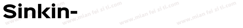 Sinkin字体转换