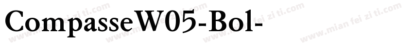 CompasseW05-Bol字体转换