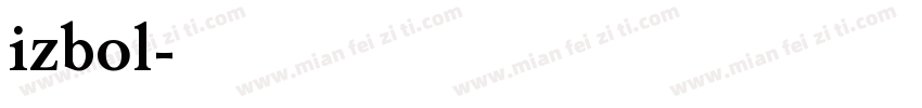 izbol字体转换