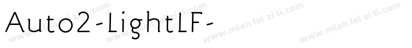 Auto2-LightLF字体转换