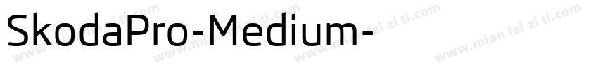 SkodaPro-Medium字体转换