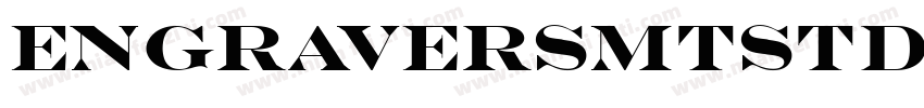 EngraversMTStd字体转换