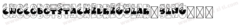 ChocobotStackedRegular-5lnG字体转换