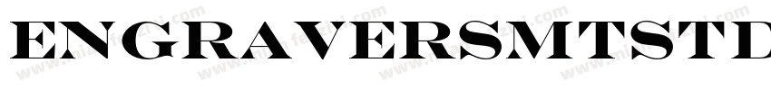 EngraversMTStd字体转换
