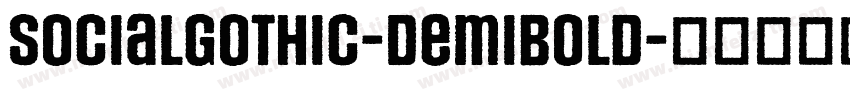 SocialGothic-DemiBold字体转换
