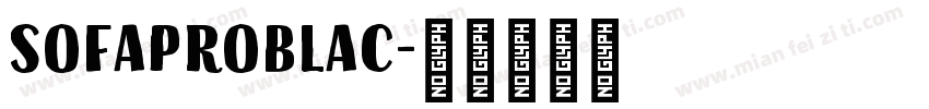 sofaproblac字体转换
