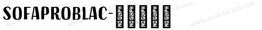 sofaproblac字体转换