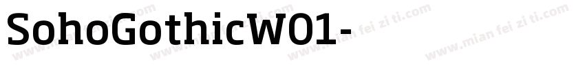 SohoGothicW01字体转换