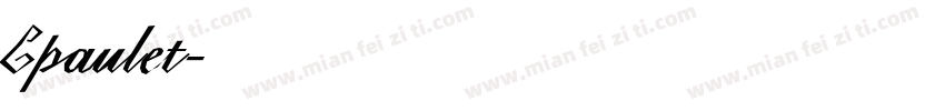Epaulet字体转换