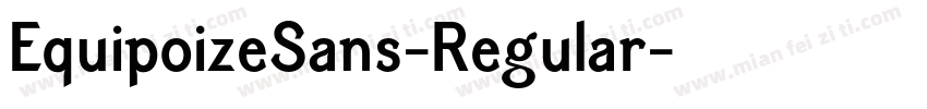 EquipoizeSans-Regular字体转换