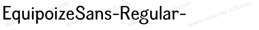 EquipoizeSans-Regular字体转换